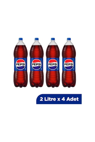 Pepsi Kola 2 Litre X 4 Adet