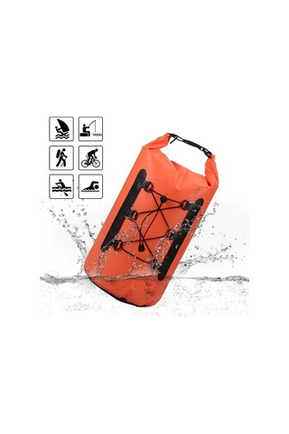 Fortunelane 15l Su Geçirmez Çanta Ve Telefon Kılıfı Seti - Su Etkinlikleri İçin Eşya Koruma Mavi Mavi