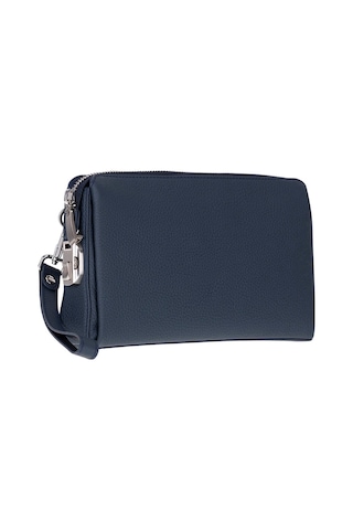 Bloominbag Forte Wrist Midnight Navy Unisex Kilitli Clutch Çanta Lacivert