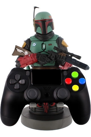Star Wars Boba Fett The Mandalorian Dualsense Dualshock Oyun Kolu Tutucu Telefon Uyumlu Lisanslı Cable Guys