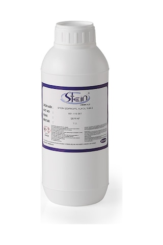 Stein Yüzde Yüz Saf %99.9 Izopropil Alkol 1 Lt.