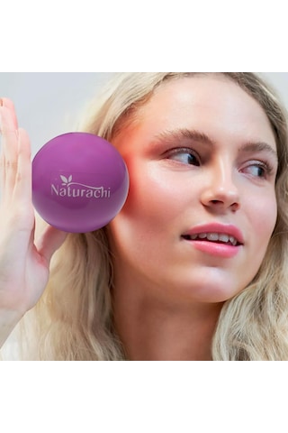 Face Yoga Ball Özel Üretimli 250 Gr Yüz Egzersiz & Masaj Topu Mor Renk