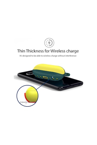 Ekılıf - Galaxy Buds Uyumlu - Kılıf Darbelere Karşı Dayanıklı Koruyucu Silikon Kılıf Airbag 07 - Pembe - T11090 Pembe