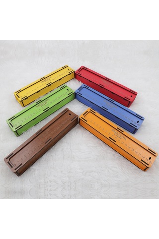 Ahşap Kutu/kalemlik - Pembe - Anatoya