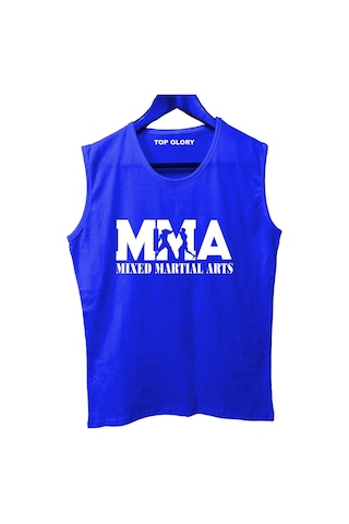 Top Glory Mma Baskılı Kolsuz Sporcu T-shirt Tank Top Sporcu Fitness Atlet