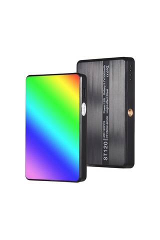 Andoer St120 Şarj Edilebilir Dolgu Cep Led Video Işığı Siyah Siyah