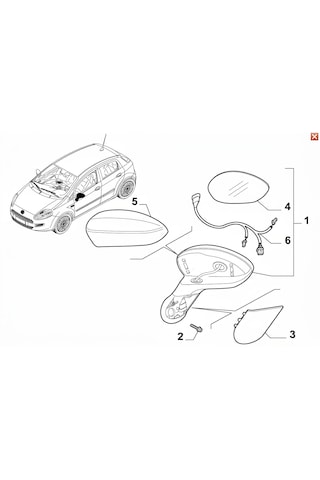 Fiat Egea Uyumlu Dış Sıcaklık Isı Sensörü