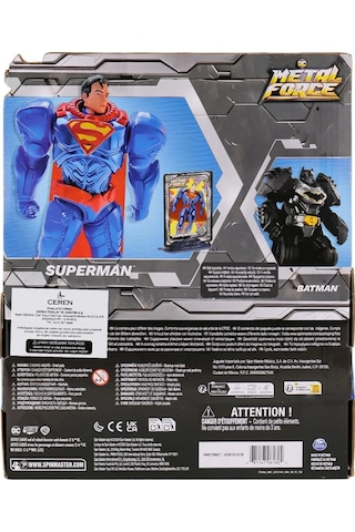 Dc Comics Xl Metal Force Heroes Superman Figür 30cm Superman