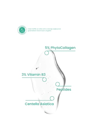 Cosmogenesis Labs Kolajen Serum 30ml - Yaşlanma Karşıtı Sıkılaştırıcı ve Yatıştırıcı Etki Vegan (%5 Bitkisel Kolajen)