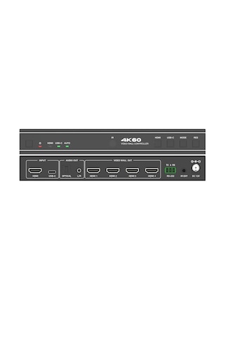 Dark 1x4 Hdmı Video Wall Controller 4k 60hz, Hdmı 2.0b, Rs232, Dolby, Dts DK HD MWCX4