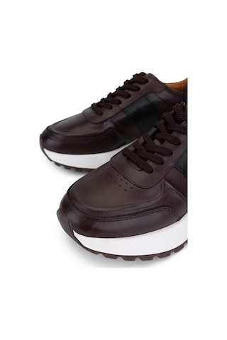 Tamer Tanca Erkek Hakiki Deri Kahverengi Sneakers & Spor Ayakkabı 222 70113 Erk Ayk Sk25-26 Kahve Kahverengi