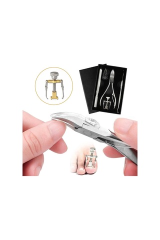 Yifomall Profesyonel 6'lı Tırnak Bakım Seti - Kalın Ve Batık Tırnaklar İçin Özel Kavisli Makas İle Hijyenik Çözüm