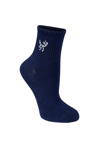 2as Kısa Bambu Spor Çorap Lacivert