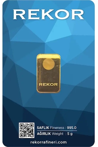 Rekor 5 Gr Külçe Altın