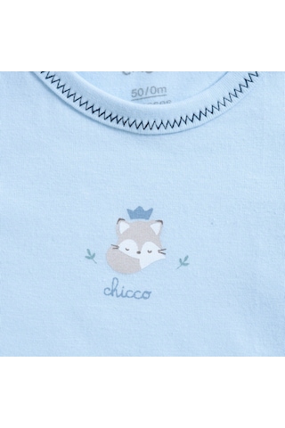 Chicco Erkek Bebek 2li Kolsuz Body Set 09102037000000 000021 Mavi
