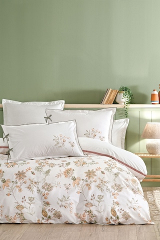 Puffy Imelda Çift Kişilik Nevresim Seti - Adaçayı