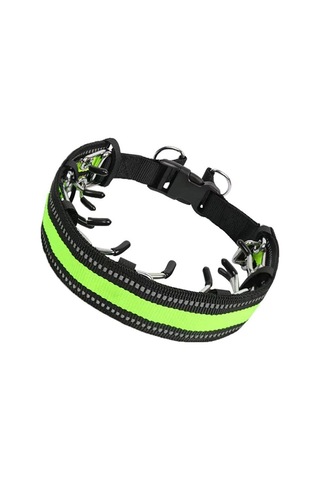 Evcil Hayvan Eğitimi Uyarıcı Zincir Yaka For S Mavi Yeşil For L Yeşil