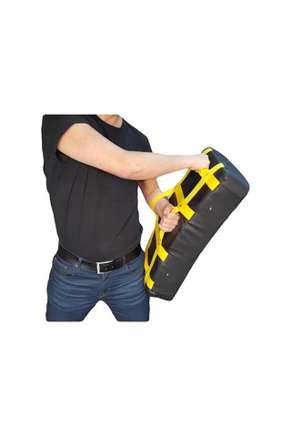 Aksaspor Leon Maxi Darbe Yastığı Kick-Boks Lowkick Pads Siyah