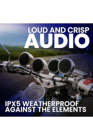 Boss Mc475ba Motosiklet Bluetooth Hoparlör Sistemi