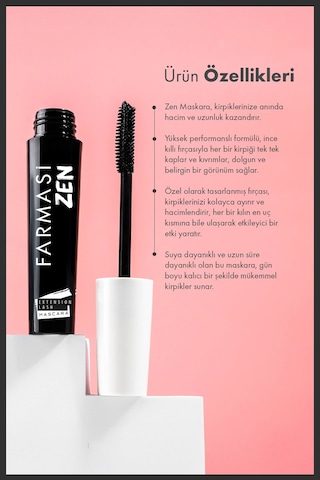 Zen Extension Lash Belirgin Ve Hacim Etkili Maskara Ultra Siyah- 4 Adet Diğer