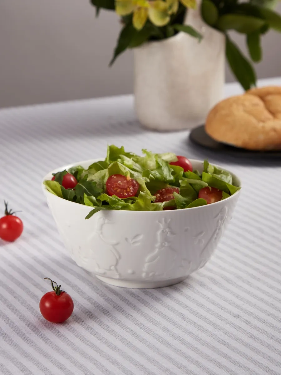 Lefard Family Farm Salata Kasesi 900 Ml Porselen 365040825 Beyaz