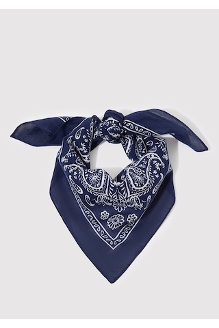 Mavi - Baskılı Lacivert Bandana 1911810-70491 Lacivert