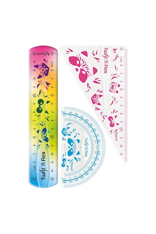 Maped - Çizim Seti Twıst'nflex Mını Cute- 3 Parçalı - Orijinal 981828 Çok Renkli