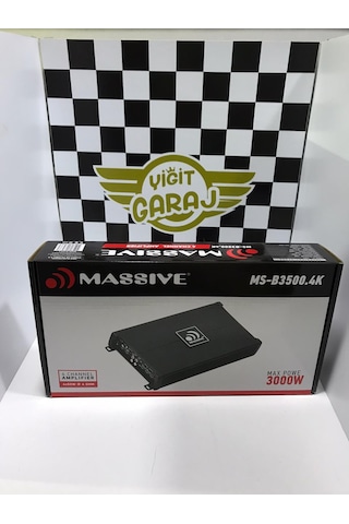 Massive Ms-B3500.4K 4x60 Ses Anfisi