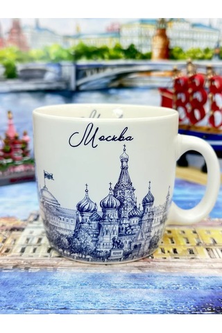 Bjorn Moskova "naberezhnaya" 180 Ml Porselen Hatıra Kupa 431951068 Beyaz