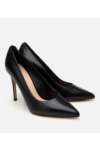 Hotiç Kadın Deri Siyah İnce Topuklu Stiletto 01ayh303720a100 Siyah-black Siyah
