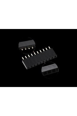 5 Adet - 1x10 Tek Sıra 10 Pin Dişi Header Soket Pcb Uyumlu Konnektör