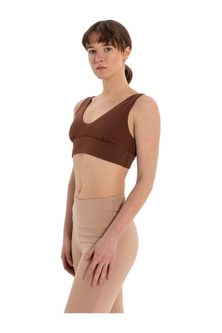 Inguz Ecovero Yoga Bra Kahverengi