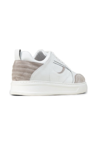 Deery Erkek Hakiki Deri Beyaz Sneaker Ayakkabı - 02012mbyze01 Beyaz