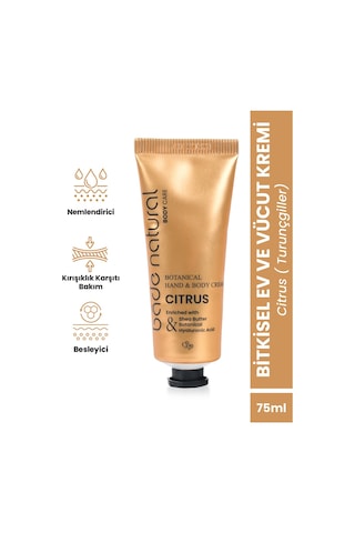 Bade Natural Citrus Bitkisel El ve Vücut Kremi 75 ML