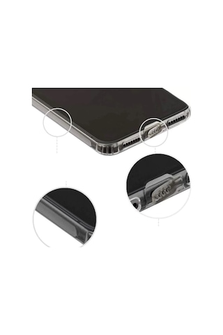 İphone Uyumlu 14 Pro Kılıf Kamera Korumalı Tıpalı Silikon