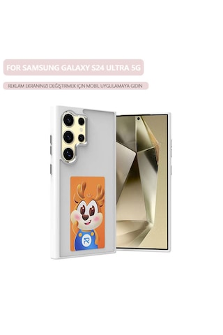 Galaxy Uyumlu S24 Ultra 5g E-mürekkep Ekranlı Telefon Kılıfı İçin Siyah