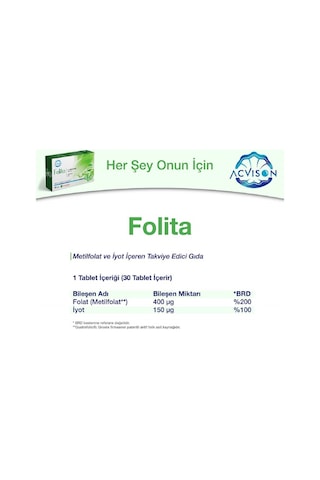 Acvison Folita 4. Jenerasyon Folik Asit