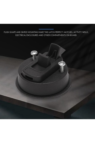 1/2' Kapı İçin Yuvarlak Çekme Mandalı, M1-63 Yedek İçinde