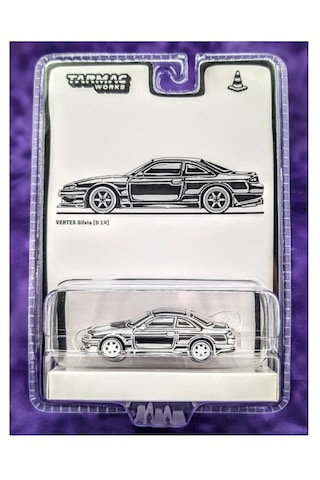 Tarmac Works Nissan Vertex Silvia S 14 - Designed By Joshua Vides Blister Paket 1/64