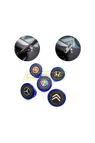 Mavi Mıknatıslı Metal Telefon Tutucu 001