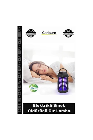 Özel Üretim Led Uv Mor Işık Teknolojili Profesyonel Taşınabilir Elektrikli Sinek Öldürücü Cız Lamba