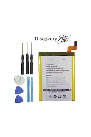 Senalstore General Mobile Discovery E7 Elite Uyumlu Pil Batarya Bl-n2500 Ve Tamir Seti