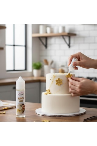 Gıda Yapıştırıcı 60 Gr Yenilebilir Pasta Ve Şeker Hamuru Yapıştırıcısı