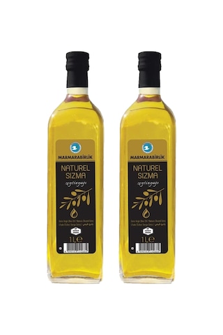 Marmarabirlik Naturel Sızma Zeytinyağı 1000 Ml Cam 2 Li