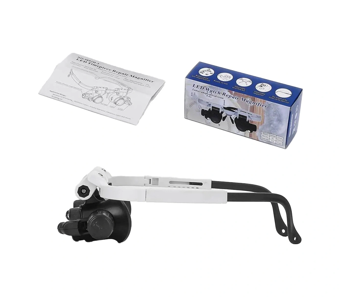 Sunup Sn-22178 Led Işıklı Pilli Büyüteçli Gözlük