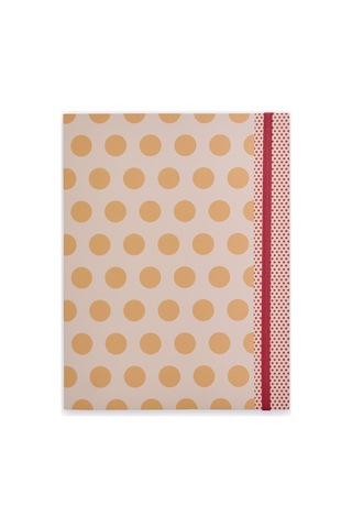 19x25 Ciltli Dotty - Orange Polka Çok Renkli