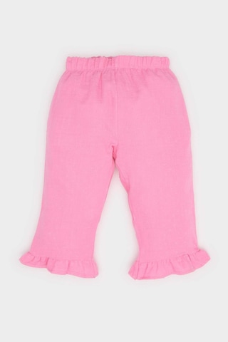 DeFacto Kız Bebek 2'li Takım Kolsuz Tişört Beli Lastikli Alt E8388A525SMPN164 Pembe