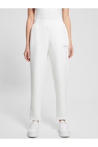Guess Cecilia Scuba Kadın Jogger Eşofman Altı V4bb12k7uw2 Beyaz