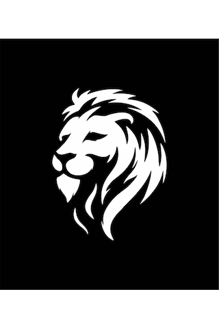 Aslan Leon Araç, Araba, Oto, Motorsiklet, Kask, Laptop, Cam Sticker 12x9 Cm