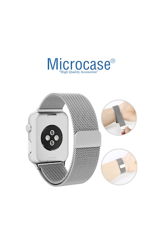 Microcase Apple Uyumlu Watch SE 2022 40 MM Metal Mıknatıslı Kordon KY6